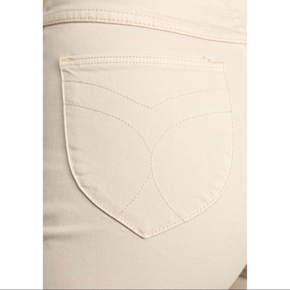 Rolla's Sailor Cream High Rise Wide-Leg Jeans (26) - Picture 4 of 9